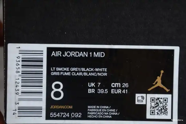 Cheap TBkick Jordan 554724-092 Grey AIR Light 1 Mid Smoke 0525